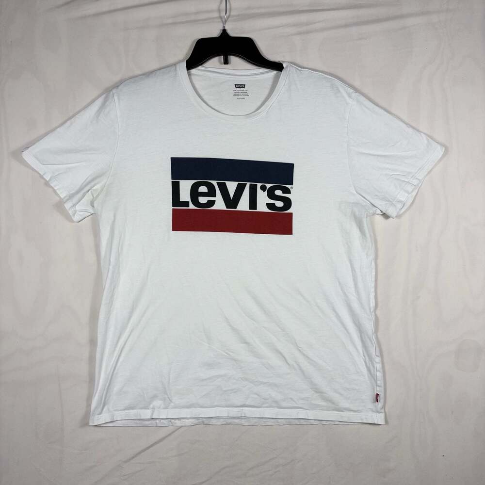 Levi's Men's White Sportswear Logo Graphic T-Shirt XL